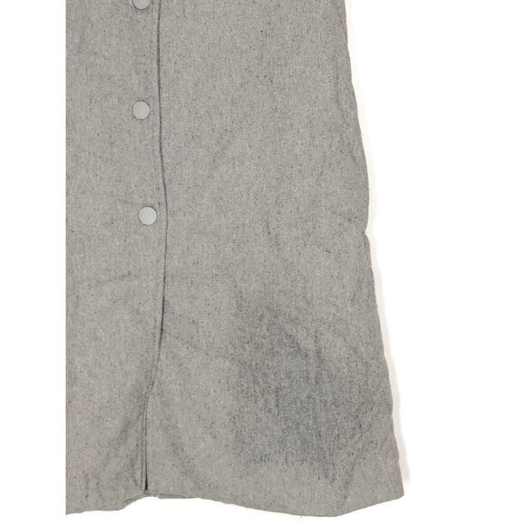 See by Chloe City Wool Vest Sleeveless Button Front Oversized Drizzle Grey 2 - Picture 5 of 14